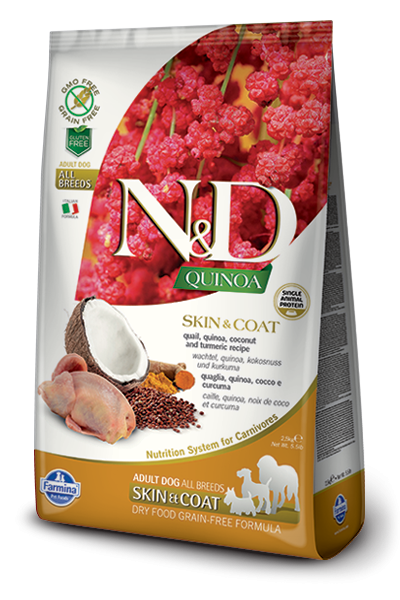 Farmina N&D Quinoa Skin&coat Quail